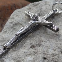 Solid Large Sterling Silver 925 Cross 